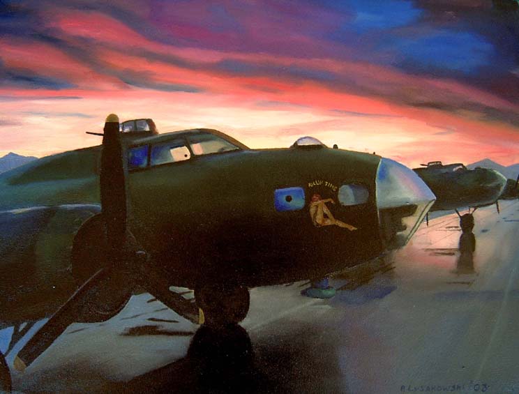 B-17 painting